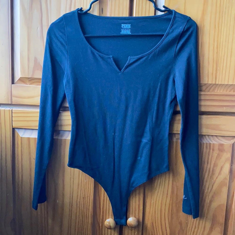 PINK Long Sleeve Bodysuit